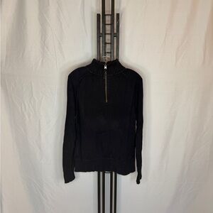 American Eagle Outfitters Black Zip-Up Sweater‎